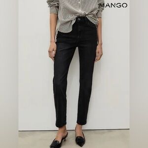 Mango High-Rise Mom Jeans